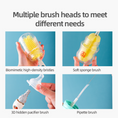 Load image into Gallery viewer, Silicone Bottle Cleaning Brush – Baby & Water Bottles