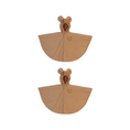 Load image into Gallery viewer, Bear Ear Baby Rain Cape