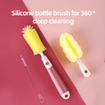 Load image into Gallery viewer, Silicone Bottle Cleaning Brush – Baby & Water Bottles