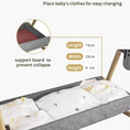 Load image into Gallery viewer, 3-in-1 Convertible Baby Bassinet with Wheels – Gray