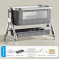 Load image into Gallery viewer, Adjustable Bedside Baby Crib