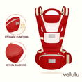 Load image into Gallery viewer, Breathable Cotton Storage Ergonomic 6-in-1 Baby Carrier