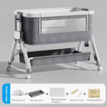 Load image into Gallery viewer, Adjustable Bedside Baby Crib