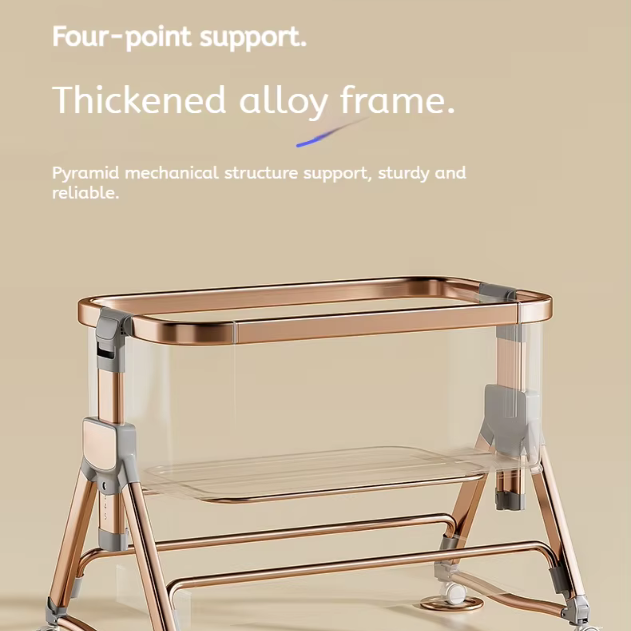 Adjustable Bedside Baby Crib