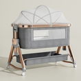 Load image into Gallery viewer, Adjustable Bedside Baby Crib
