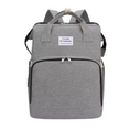 Load image into Gallery viewer, 3-in-1 Diaper Bag with Bed & Bottle Storage
