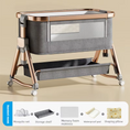 Load image into Gallery viewer, Adjustable Bedside Baby Crib
