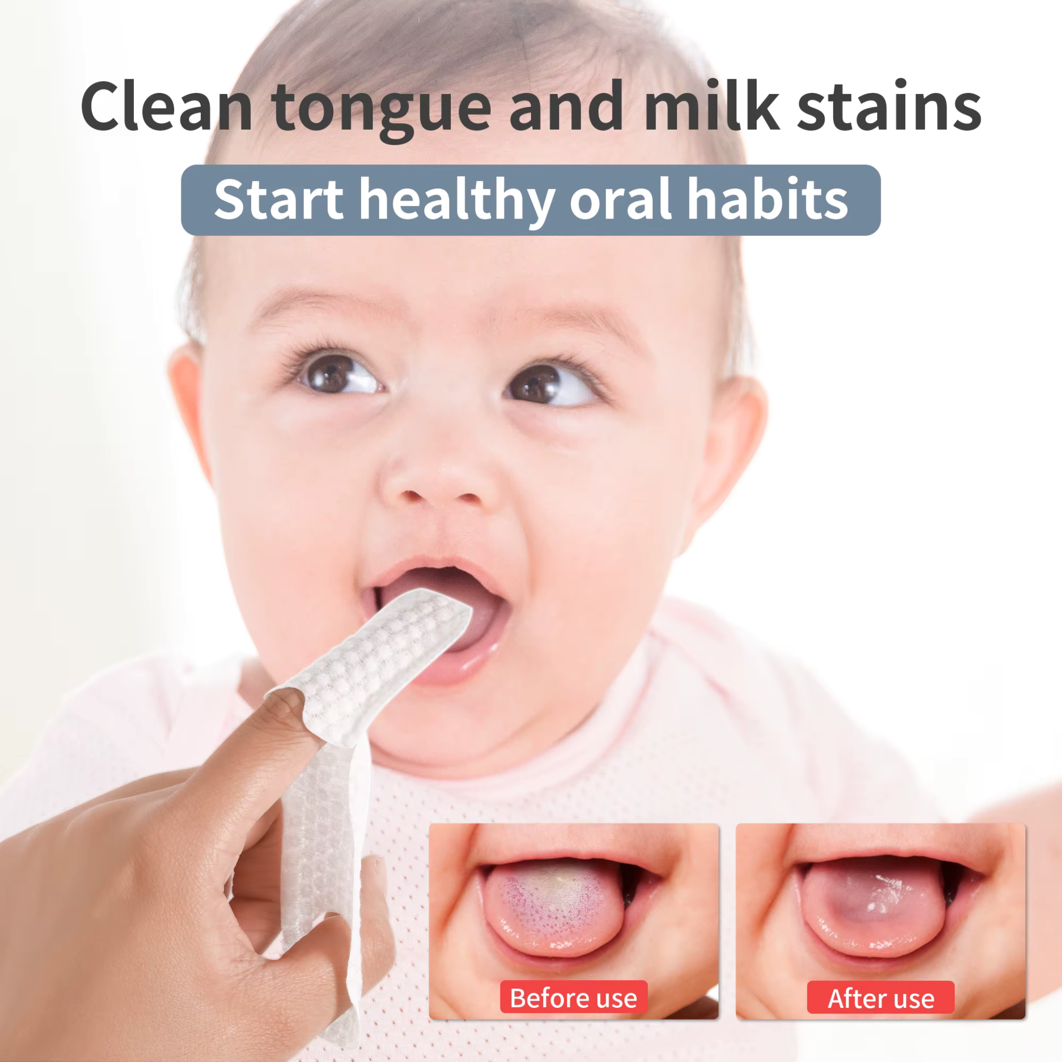 Baby Oral Finger Wipes – 30pcs Box