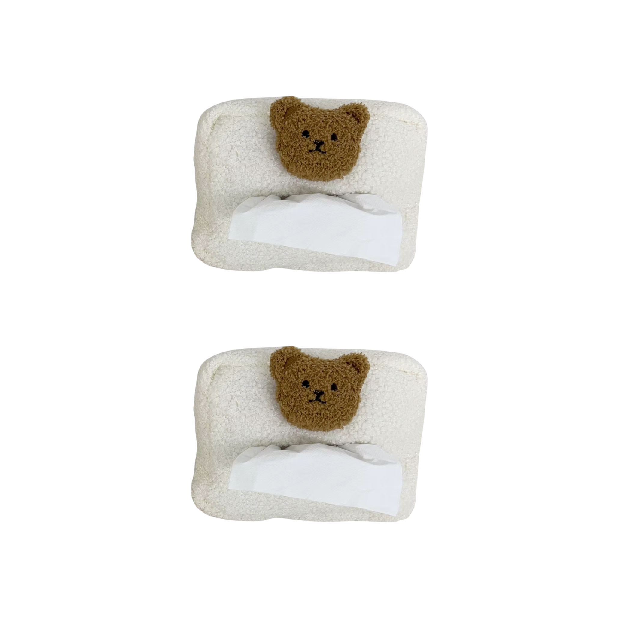 Plush Bear Tissue Holder – On-the-Go Cute Convenience