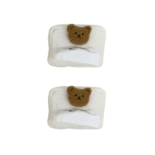Plush Bear Tissue Holder – On-the-Go Cute Convenience