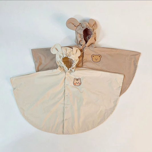 Bear Ear Baby Rain Cape