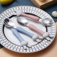 Load image into Gallery viewer, Bunny Spoon & Fork Set with Travel Case

