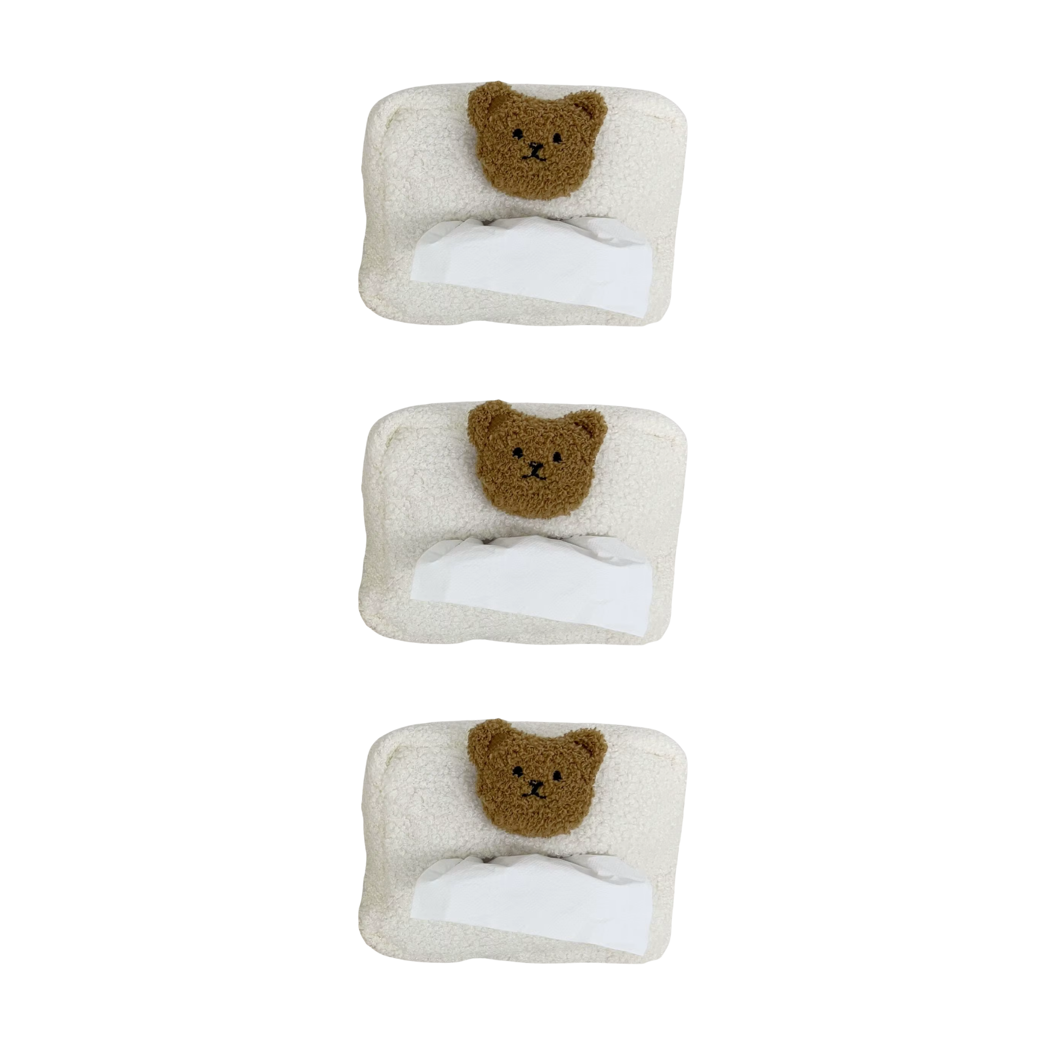 Plush Bear Tissue Holder – On-the-Go Cute Convenience