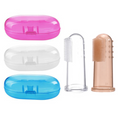 Load image into Gallery viewer, Baby Finger Toothbrush Set with A Travel Case

