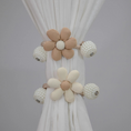 Load image into Gallery viewer, Bear & Daisy Curtain Tiebacks – Soft & Functional
