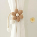 Load image into Gallery viewer, Bear & Daisy Curtain Tiebacks – Soft & Functional
