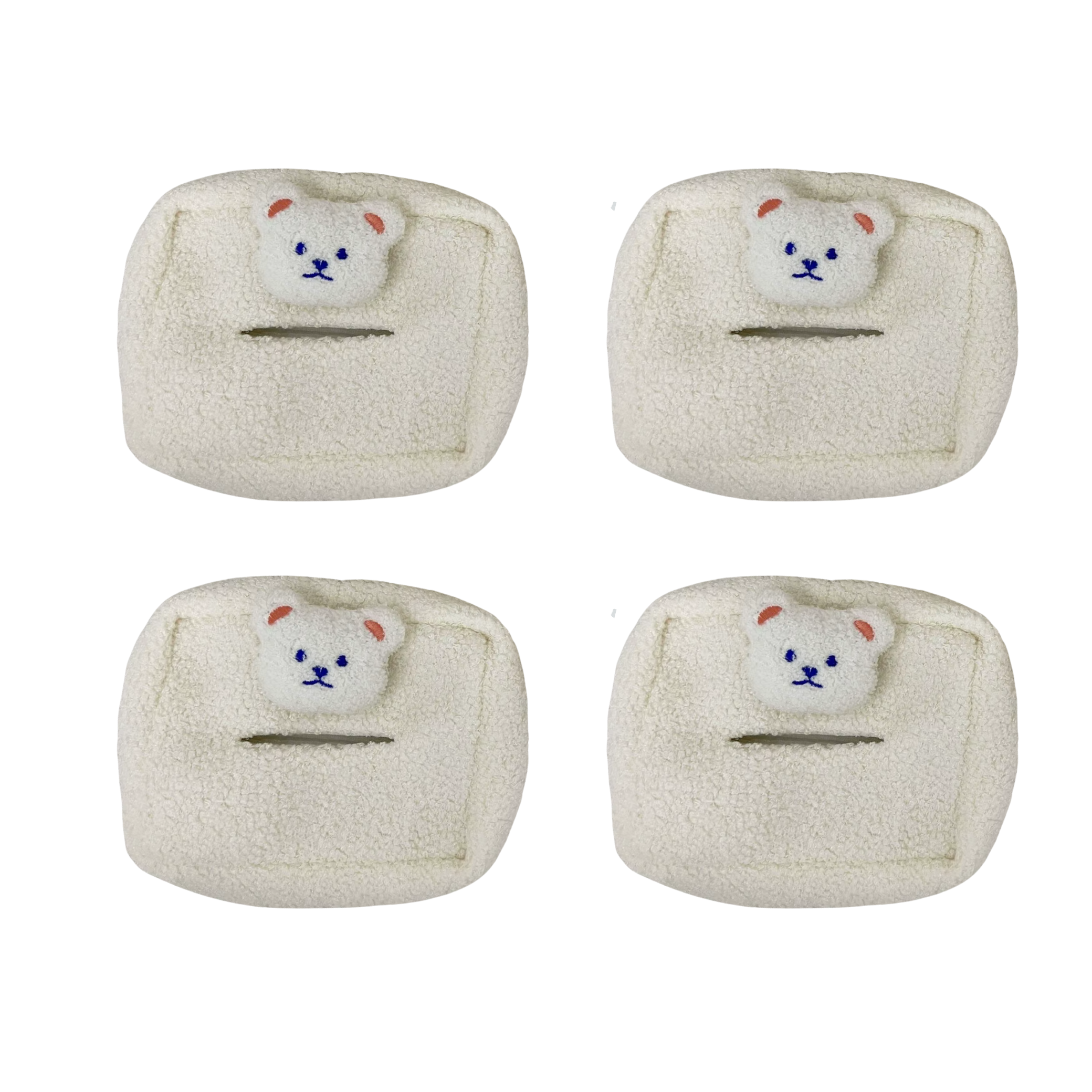 Plush Bear Tissue Holder – On-the-Go Cute Convenience