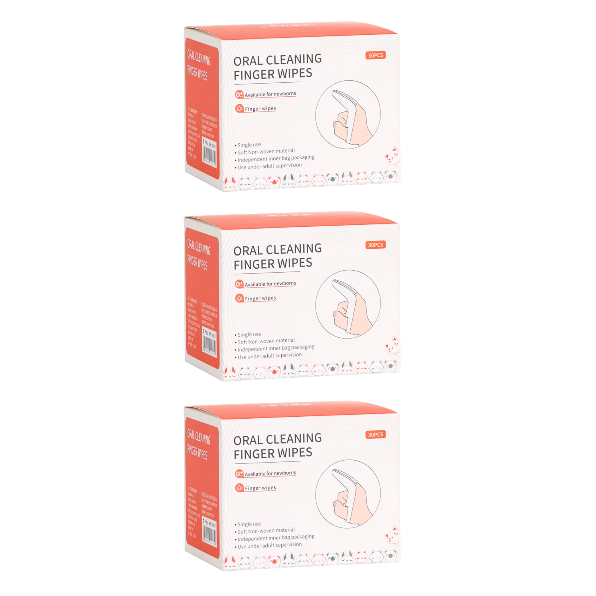 Baby Oral Finger Wipes – 30pcs Box