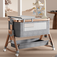 Load image into Gallery viewer, Adjustable Bedside Baby Crib
