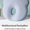Load image into Gallery viewer, Baby Head Shaping Pillow – Memory Foam Support
