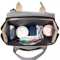Load image into Gallery viewer, 3-in-1 Diaper Bag with Bed & Bottle Storage
