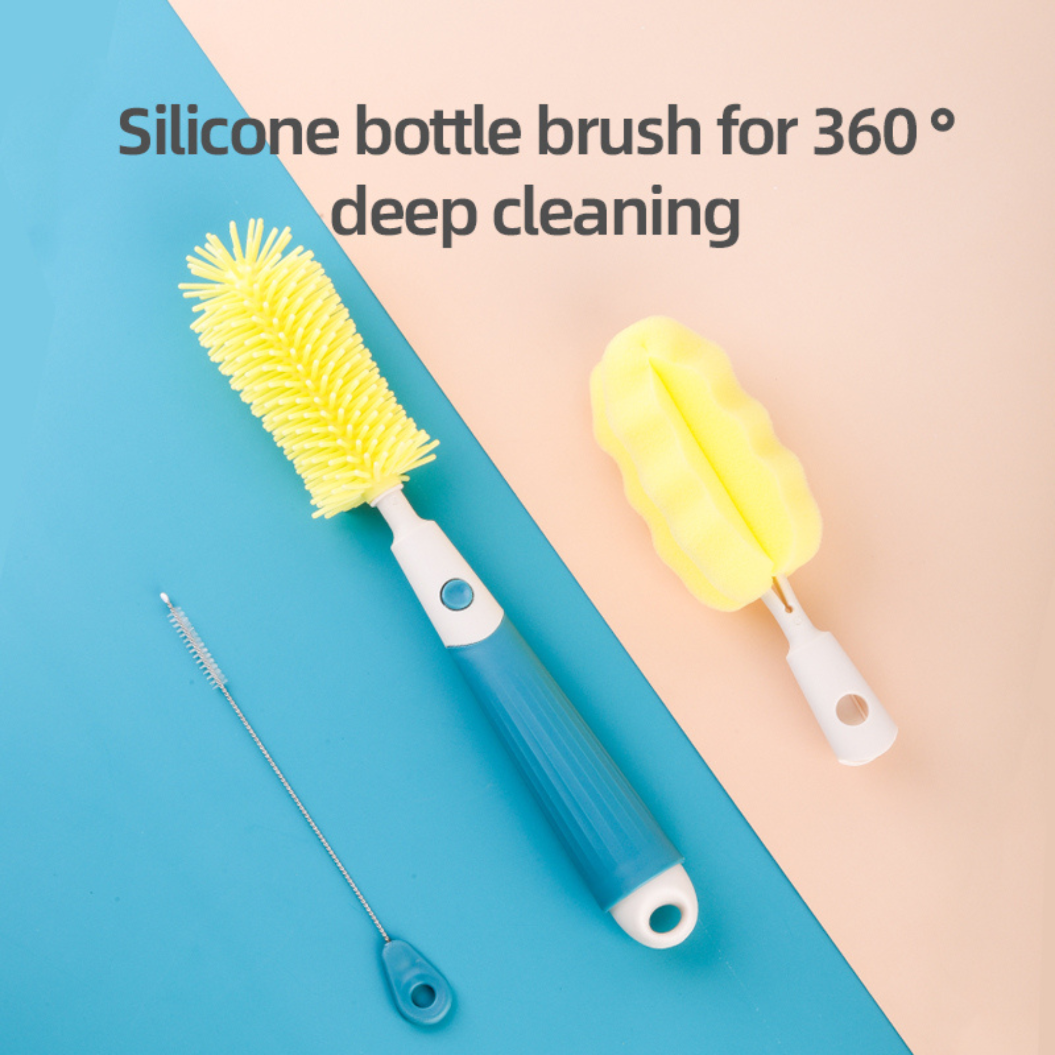 Silicone Bottle Cleaning Brush – Baby & Water Bottles