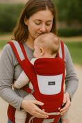 Load image into Gallery viewer, Cotton Storage Four Seasons Ergonomic 6-in-1 Baby Carrier
