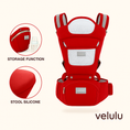 Load image into Gallery viewer, Cotton Storage Four Seasons Ergonomic 6-in-1 Baby Carrier
