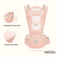 Load image into Gallery viewer, Breathable Cotton Storage Ergonomic 6-in-1 Baby Carrier
