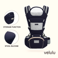 Load image into Gallery viewer, Cotton Storage Four Seasons Ergonomic 6-in-1 Baby Carrier
