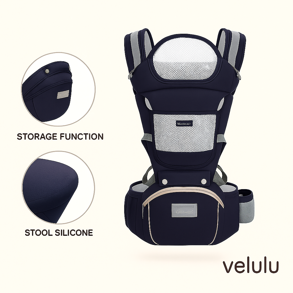 Cotton Storage Four Seasons Ergonomic 6-in-1 Baby Carrier
