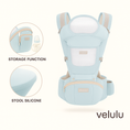 Load image into Gallery viewer, Cotton Storage Four Seasons Ergonomic 6-in-1 Baby Carrier
