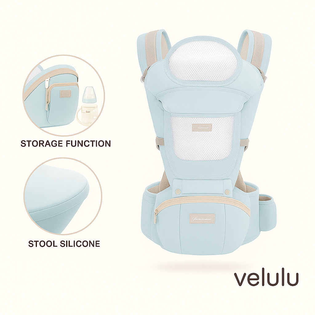 Cotton Storage Four Seasons Ergonomic 6-in-1 Baby Carrier