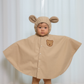Load image into Gallery viewer, Bear Ear Baby Rain Cape
