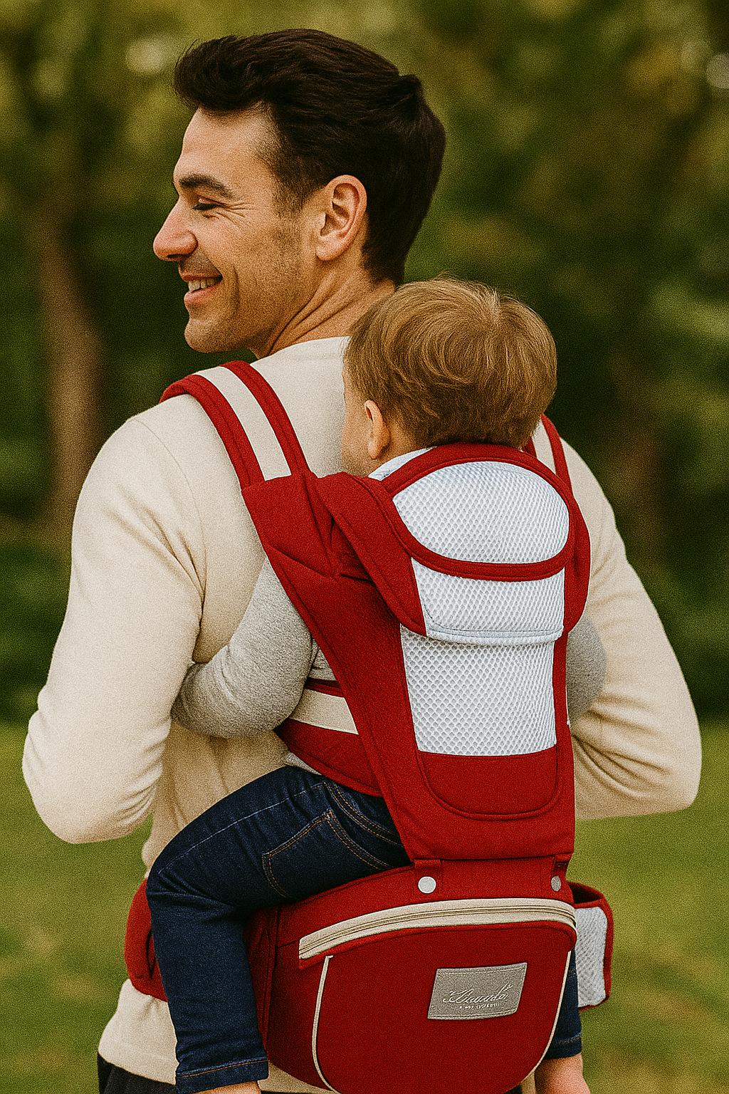 Breathable Cotton Storage Ergonomic 6-in-1 Baby Carrier